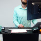 TALL MIRACLE DESK PORTABLE BLACK FINISH