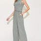 BASIC BAE FULL SIZE RIBBED TANK AND WIDE LEG PANTS SET