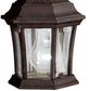 TOWNHOUSE 1-LIGHT 16"H OUTDOOR WALL LIGHT FIXTURE, TANNERY BRONZE FINISH BY KICHLER