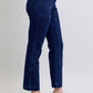 JUDY BLUE FULL SIZE HW WORK WEAR KNEE PATCH STRAIGHT JEANS PLUS SIZE