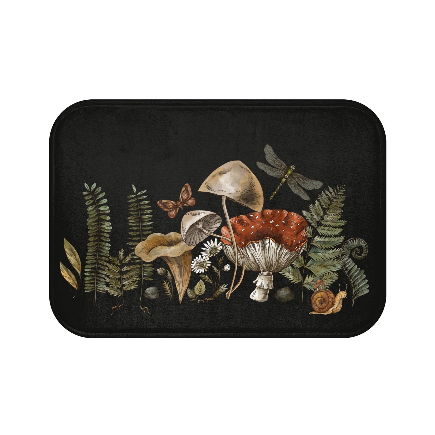 DARK FOREST MICROFIBER BATH MAT
