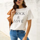 SIMPLY LOVE FULL SIZE ROCK ＆ LOVE SHORT SLEEVE T-SHIRT