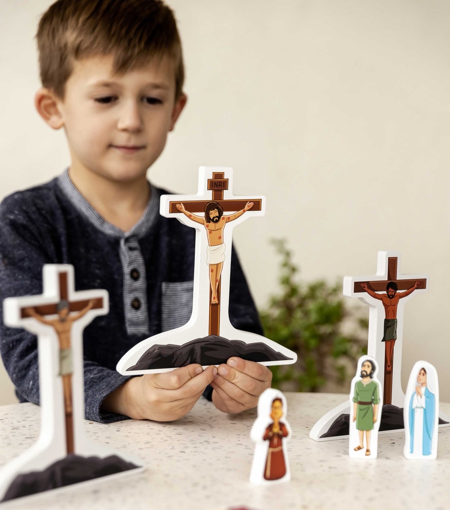 STATIONS OF THE CROSS PRAY & PLAY SET - BY SAINTLY HEART & BROTHER FRANCIS