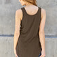 BASIC BAE FULL SIZE ROUND NECK CURVED HEM TANK