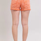 JUDY BLUE PEACH MID RISE DENIM SHORTS