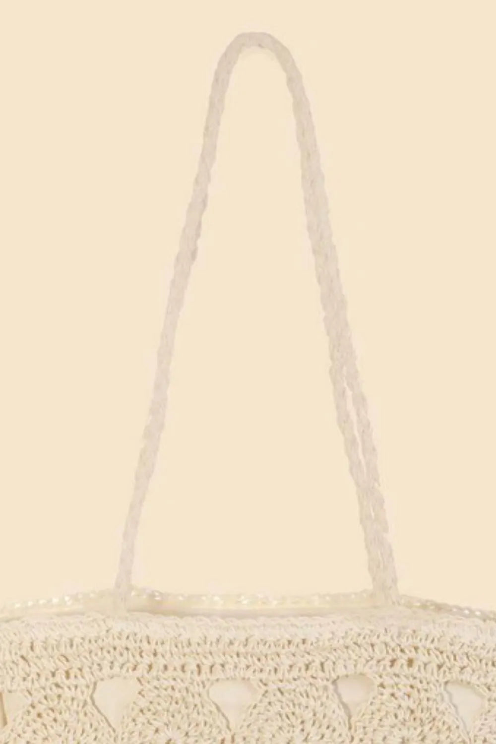 FAME SQUARE BRAIDED PATTERN TOTE BAG