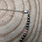 4mm Sterling Pearl and Pink Conch Bracelet