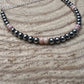 4mm Sterling Pearl and Pink Conch Bracelet