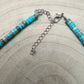 4mm Sterling Pearls, Variscite Turquoise and Spiny Oyster - The Vibrant Choker