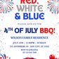 4th of July Party Invitation – Editable Canva Template