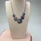 5 Conchos with Faux Turquoise Necklace - 18 inch + 3 inch extender