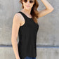 BASIC BAE FULL SIZE ROUND NECK CURVED HEM TANK