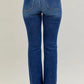 JUDY BLUE FULL SIZE MID-RISE NON-DISTRESSED HEM BOOTCUT JEANS PLUS SIZE