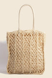 FAME INTRICATE BRAIDED TOTE BAG