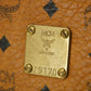 MCM Monogram Leather Brown Shoulder Bag #5804