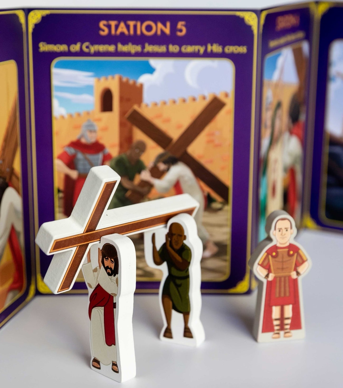 STATIONS OF THE CROSS PRAY & PLAY SET - BY SAINTLY HEART & BROTHER FRANCIS