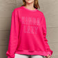 SIMPLY LOVE FULL SIZE KINDA LAZY ROUND NECK SWEATSHIRT