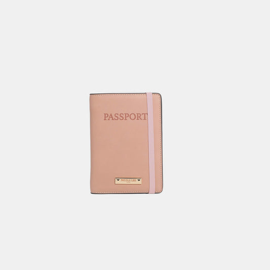 NICOLE LEE USA SOLID PASSPORT WALLET