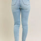 JUDY BLUE FULL SIZE MR TUMMY CONTROL VINTAGE WASH SKINNY JEANS PLUS SIZE