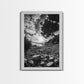 SUNSET BEACH VIEW, WIDE ANGLE PERSPECTIVE, NATURE SHORELINE, MONOCHROME LANDSCAPE, FRAMED CANVAS PRINT, HALLWAY WALL ART, BEACH DECOR