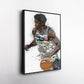 ANTHONY EDWARDS CANVAS ART – MINNESOTA TIMBERWOLVES WALL DECOR