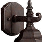 TOWNHOUSE 1-LIGHT 16"H OUTDOOR WALL LIGHT FIXTURE, TANNERY BRONZE FINISH BY KICHLER