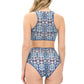 TIE-DYE HIGH WAIST BIKINI (BOTTOM)