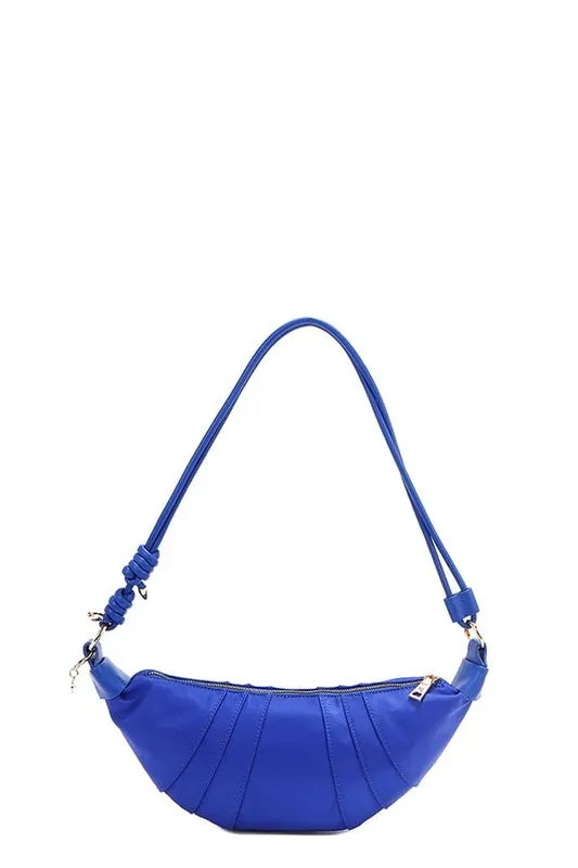 NICOLE LEE USA COLOR PATCH CROISSANT BAG