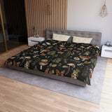 DARK FOREST PATTERN MICROFIBER DUVET COVER