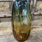 "VINTAGE GREEN AMBER VASE-Thriftique Marketplace"