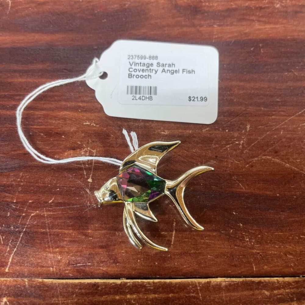 VINTAGE SARAH COVENTRY ANGEL FISH BROOCH