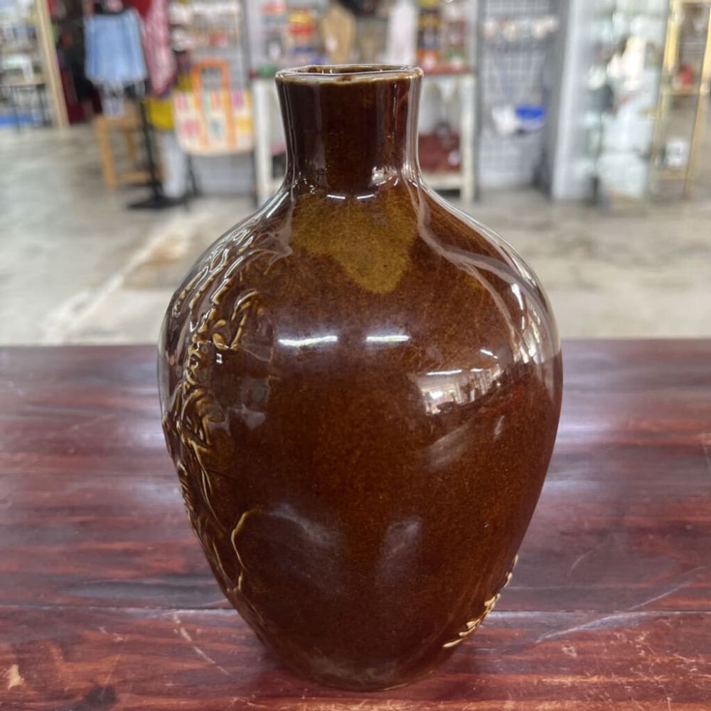 OLD JAPANESE RYUKU POTTERYART JUG/VASE