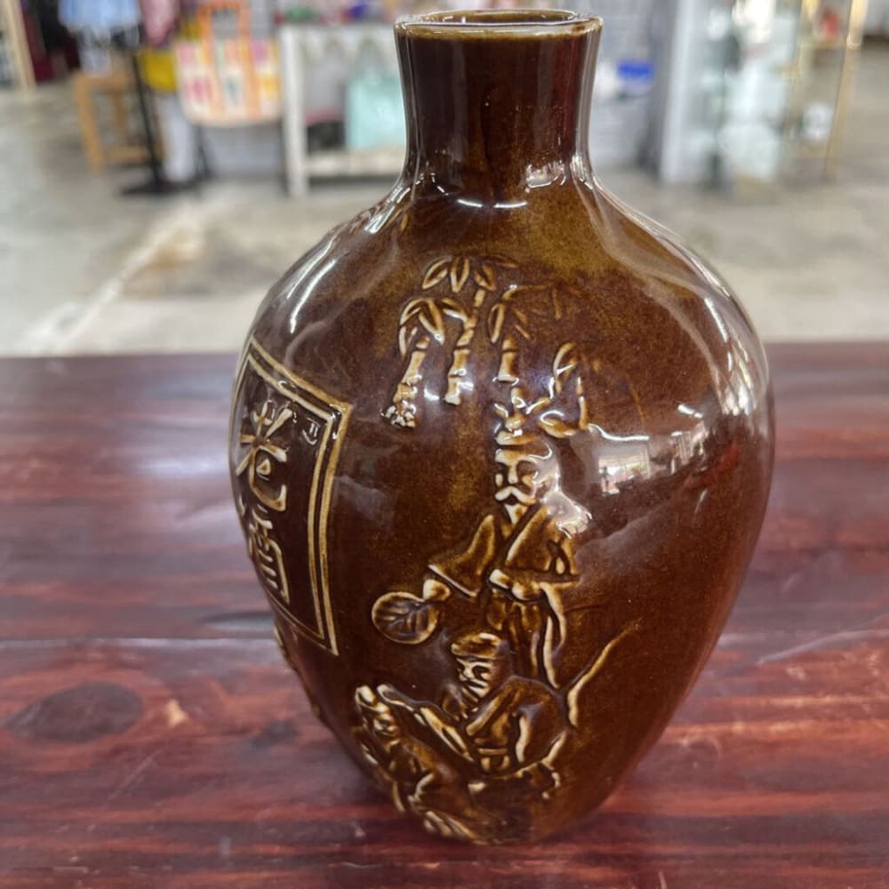 OLD JAPANESE RYUKU POTTERYART JUG/VASE