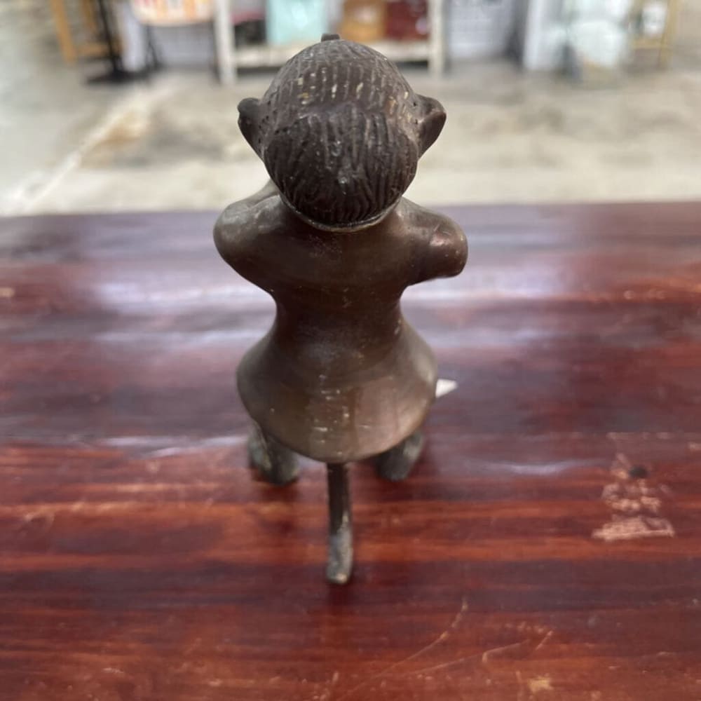 BRONZE MONKEY MUSICIAN