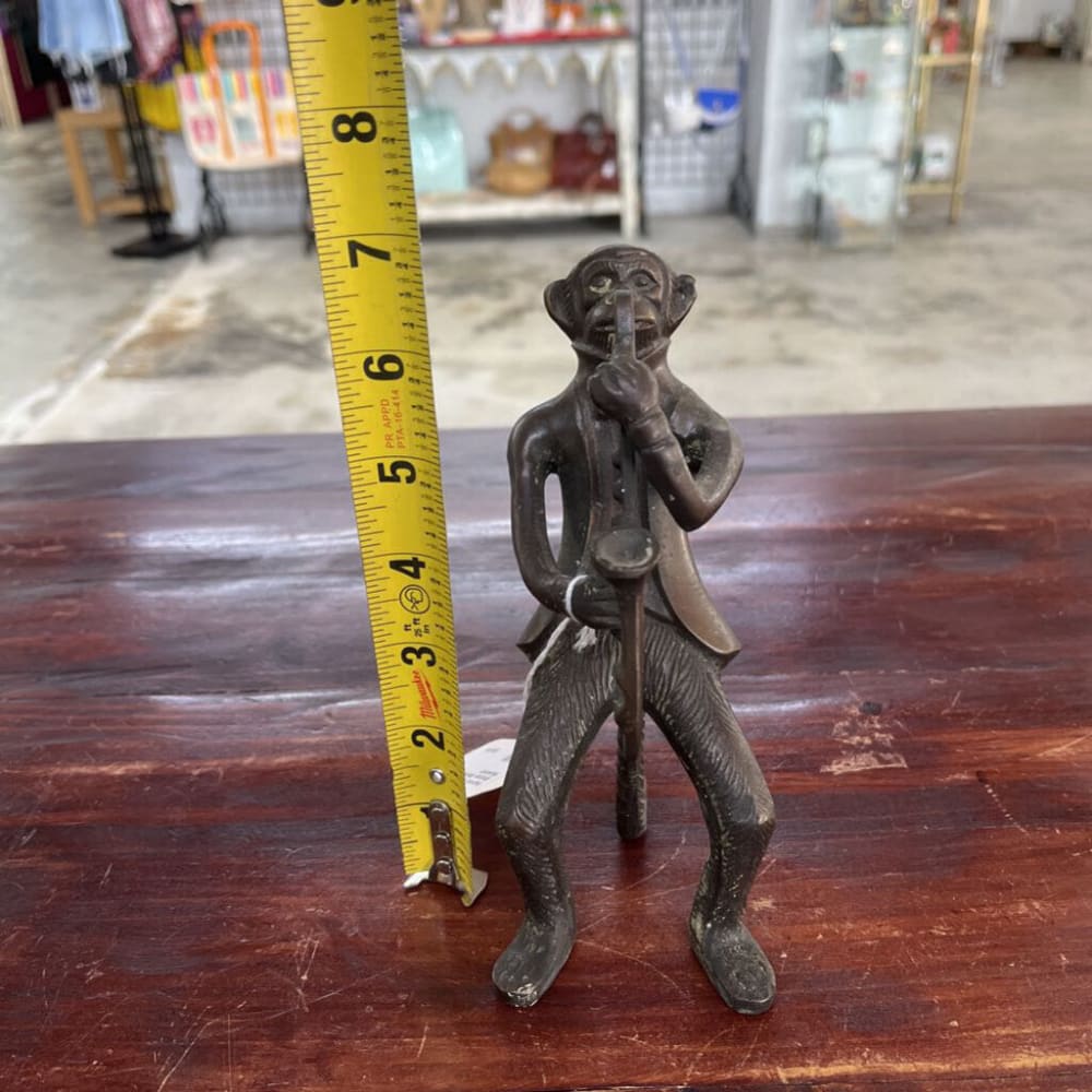 BRONZE MONKEY MUSICIAN