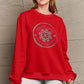 SIMPLY LOVE FULL SIZE SNOW DAY SUPPORTER ROUND NECK SWEATSHIRT