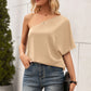 IVY LANE SINGLE SHOULDER HALF SLEEVE T-SHIRT