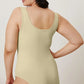 BASIC BAE FULL SIZE SQUARE NECK SLEEVELESS BODYSUIT