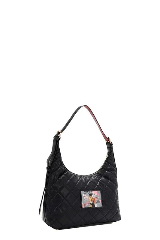 NICOLE LEE USA ADJUSTABLE STRAP SHOULDER BAG