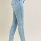 JUDY BLUE FULL SIZE MR TUMMY CONTROL VINTAGE WASH SKINNY JEANS PLUS SIZE