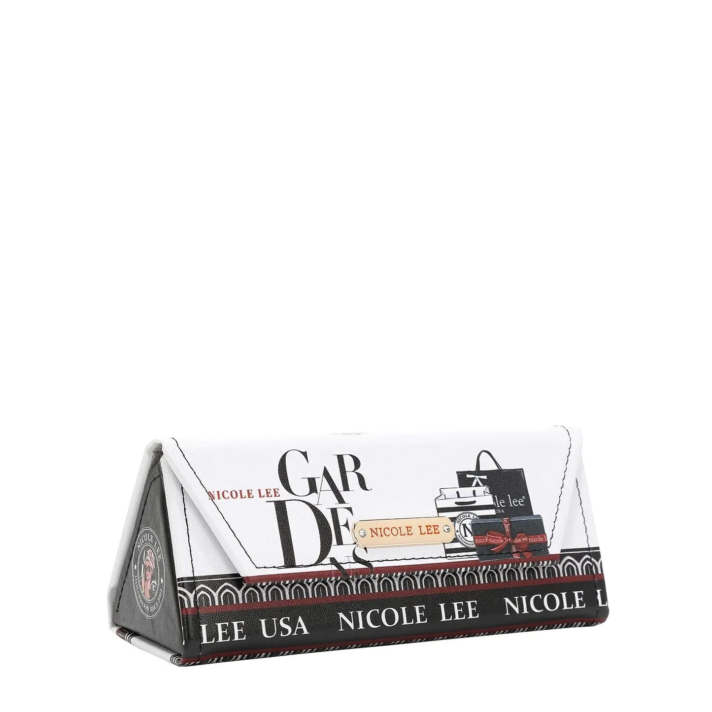 NICOLE LEE USA FOLDABLE GLASSES CASE