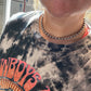 6mm and 3mm Sterling Silver Pearls choker necklace - 14 inch choker