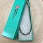 6mm and 3mm Sterling Silver Pearls choker necklace - 14 inch choker