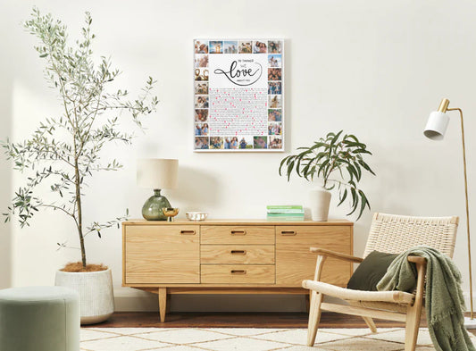 30 Things We Love About You – 30th Birthday Canva Wall Art Template