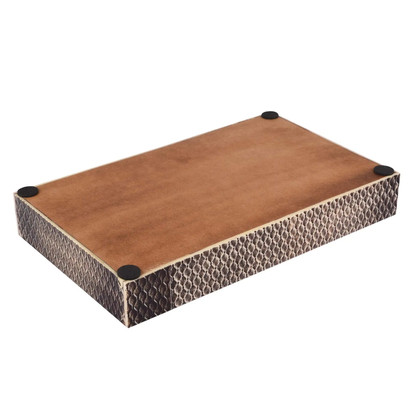 VANITY TRAYS PARLOUR ADDER PATTERN BONE & RESIN INLAY COLLECTION IN 10X6