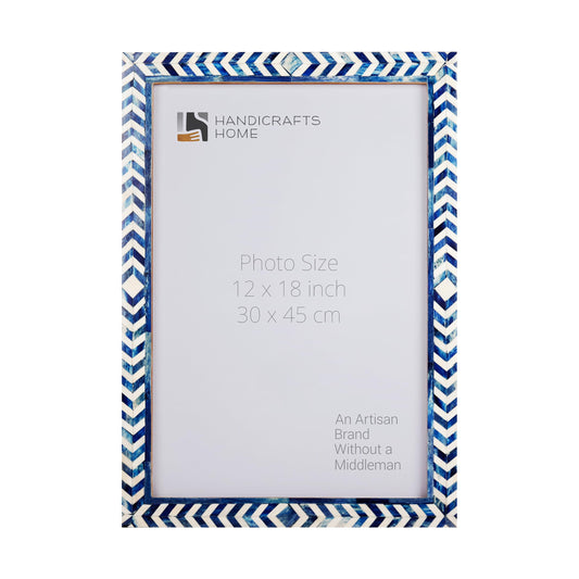 TAJ BONE INLAY POSTER PICTURE FRAME  BLUE - AVAILABLE IN 4 SIZES
