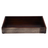 VANITY TRAYS PARLOUR ADDER PATTERN BONE & RESIN INLAY COLLECTION IN 10X6