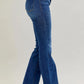 JUDY BLUE FULL SIZE MID-RISE NON-DISTRESSED HEM BOOTCUT JEANS PLUS SIZE
