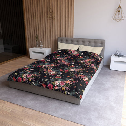 THE RAVEN OF THE WOOD MICROFIBER DUVET COVER