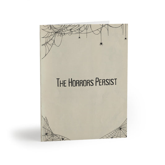 THE HORRORS PERSIST ROMANTIC GOTH GREETING CARDS
